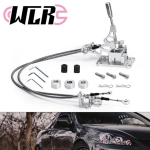 Short Knob Cables Shifter Box For Honda RSX Acura Type-S K20 K24 Manual Trans - Foto 1 di 13