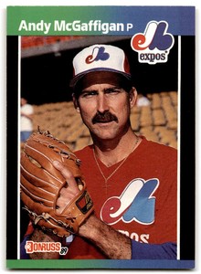 1989 Donruss Andy McGaffigan Montreal Expos #338