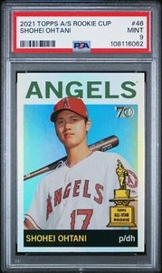 2021 TOPPS ALL-STAR RC CUP #46 SHOHEI OHTANI PSA 9 MINT Los Angeles Angels - Picture 1 of 2