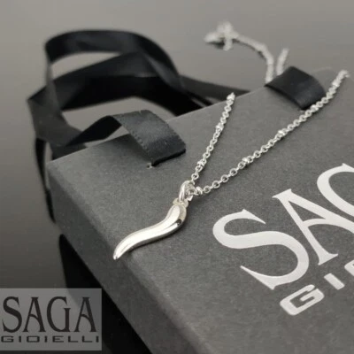 COLLANA UOMO DONNA CORNO PORTAFORTUNA Collana  - Immagine 1 di 4