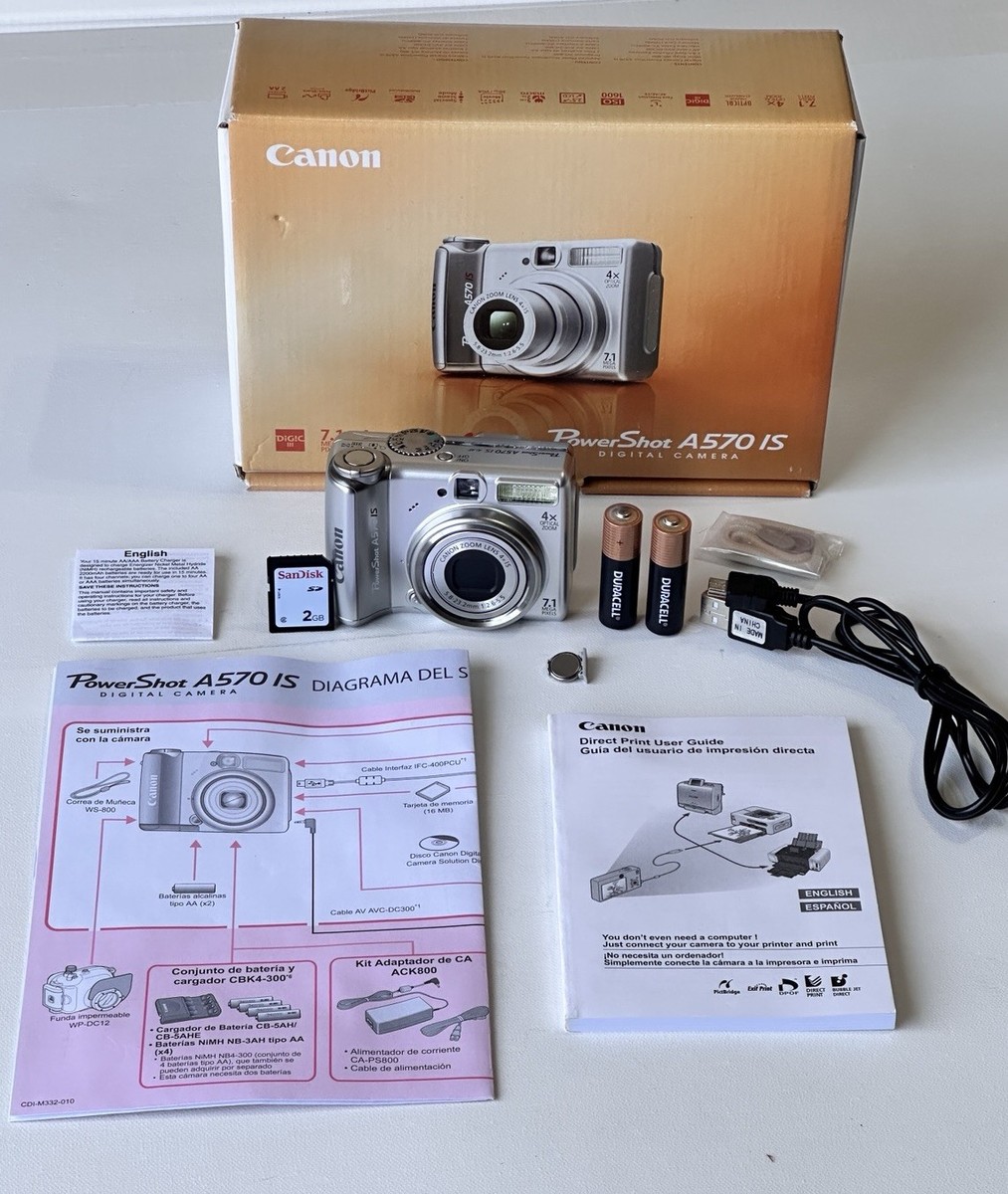 Canon PowerShot A570 IS 1-4.9x Digital Zoom Digital Cameras Canon PowerShot A570 IS 1-4.9x Digital Zoom Digital Cameras