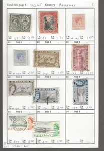 BAHAMAS...Sc #67/214...Como nuevo y usado... 1920/65...11 Diff...SCV $40,65 - Imagen 1 de 1