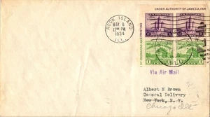 United Airlines First Flight Rock Island Illinois - Chicago - 1934 - Picture 1 of 2
