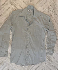 Yves Saint Laurent Menswear Button Up Light Blue Dress Shirt 14.5 (32-33) - Bild 1 von 7