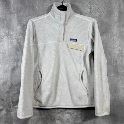 Suéter Patagonia Mujer Mediano Polar T Snap Crema Pullover Foto 1 de 4