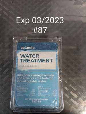 AQUAMIRA Water Treatment DROPS Kills Bacteria SURVIVAL 30 gal. 67202 #87 - Image 1 of 3