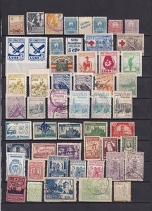 SCW Local Labels 52 differents ESPAÑA GUERRA CIVIL (3370) - Picture 1 of 1