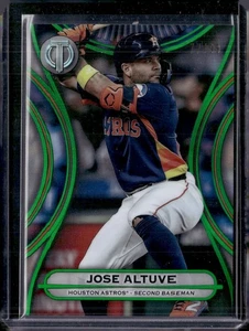 2025 Topps Tribute #34 Jose Altuve Green Refractor /99 Astros (50C) - Picture 1 of 2