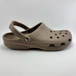 CROCS Classic Brown Clogs Size M10 W12  - Picture 1 of 12