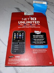 NET10 Samsung S390G Smartphone Bluetooth Full QWERTY Keyboard 2 MP Camera - Picture 1 of 3