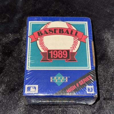 1989 Upper Deck Baseball High # Series Box Set Cards 701-800, Factory Sealed NEW