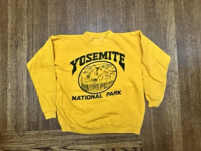 Vintage 1960s Sweat Yellowstone National Park 70s Rare True Vintage Small - Image 1 of 4