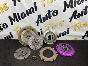 2010 Mitsubishi Lancer Evo GSR Exedy Hyper Twin Cerametallic Clutch Sprung Disc - Picture 1 of 12