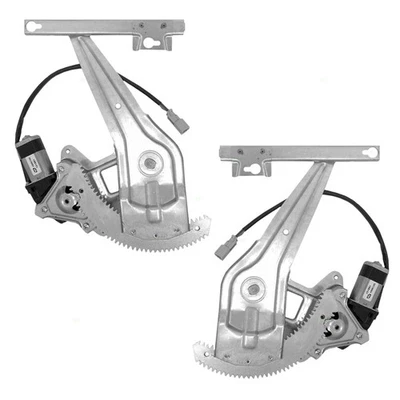 Window Regulator w/ Motor For 1996-2000 Civic Sedan Rear Set 04721S01A00 - Image 1 of 3