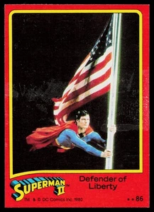 1980 Topps Superman II #86 Defender of Liberty - Picture 1 of 2