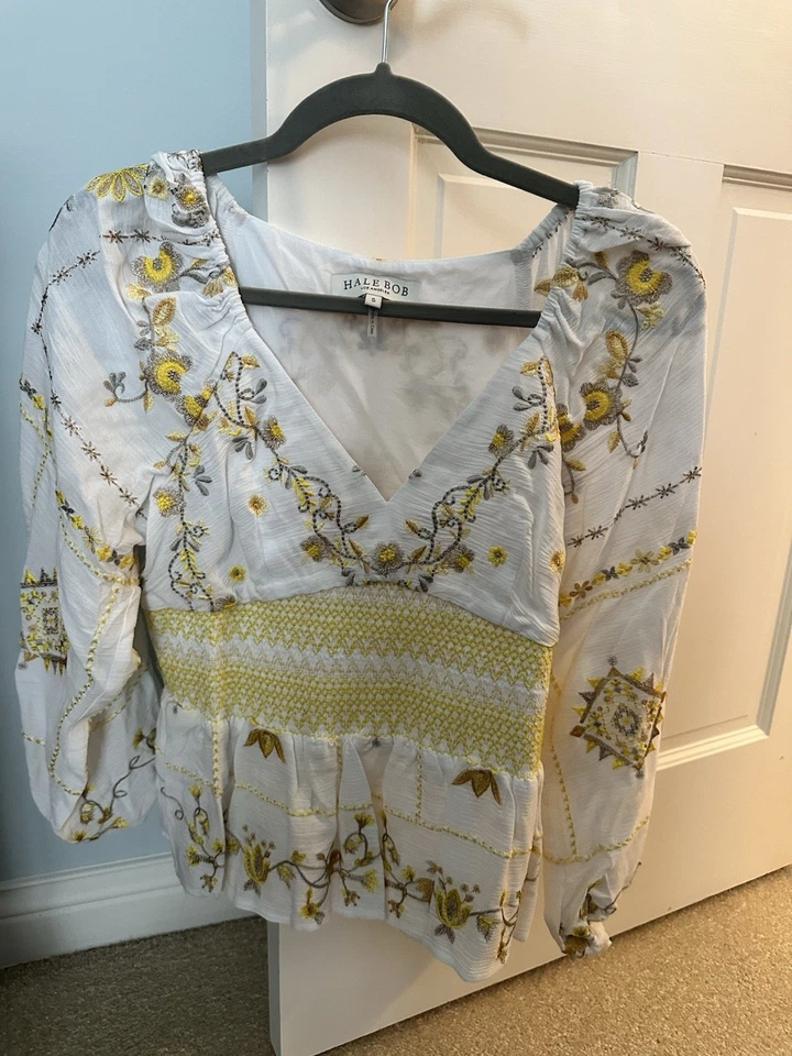 Blusa para mujer Hale Bob talla pequeña Foto 1 de 4