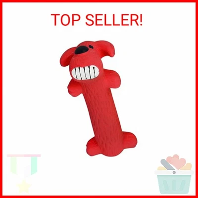 Multipet Original Loofa Perro Látex Ruff 6" Juguete para Perro, Colores Surtidos para Bre Pequeña Foto 1 de 2