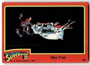 1980 Topps Superman II Card #29 Sky Trek - Picture 1 of 4