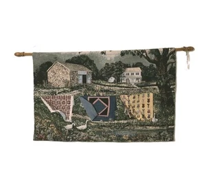 Wall Hanging Country Garden Life Tapestry USA-1 - Picture 1 of 14