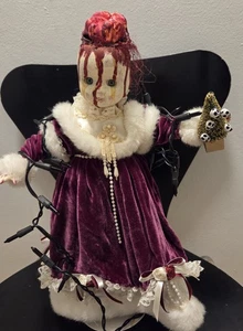 Horror gruselige Weihnachten Künstlerpuppe mit Lichtern "Louisa" OOAK Oddities  - Bild 1 von 7