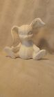 Soft Sculpture Rabbit 7" Ceramic Bisque, Ready to Paint