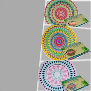 Mandala Hippie Strandtuch Yoga Matte Runde Wandbehang Tapisserie Wandteppich Neu - Bild 1 von 4