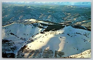 Cartolina Veduta aerea delle piste da sci lato sud del monte Vail {NR} - Foto 1 di 2
