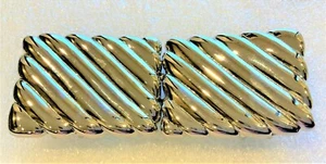 Belt Buckle - With Silver Colored Bands - Picture 1 of 3