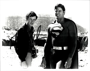 Mark McClure "Jimmy Olson" Signed Auto Photo with Christopher Reeves "Superman" - Picture 1 of 1