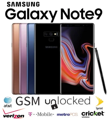 Samsung Galaxy Note 9 128GB /512GB Unlocked Verizon T-Mobile AT&T Metro Sprint - Image 1 of 4