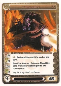 Chaotic Card: Kannen 1st Edition 63/232 HP Max Energy 2 Stats Perim Copper Rare - Picture 1 of 2
