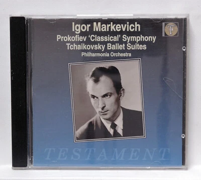 MARKEVITCH - PROKOFIEV symph.1 STRAVINSKY suite TCHAIKOVSKY - TESTAMENT CD NM - Image 1 of 2