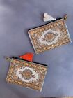 Orange Coin Purse With Tassel, Oyster Card/ID/Passport Wallet, Makeup Bag