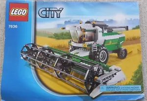 Retired LEGO CITY 7636 Combine Harvester Manual Only No Bricks! - Picture 1 of 1