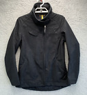 Lole Jacket Womens Medium Black Water Resistant Soft Shell Fleece Lined Athletic