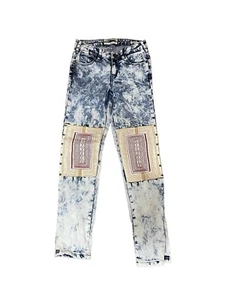 Scotch r’belle/scotch & soda blue diamond acid Wash La Parisienne size 8 jeans - Picture 1 of 9