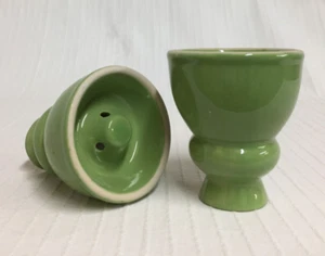 Tazón de tabaco cachimba premium cabeza de sheesha nargile cerámica 8 cm VERDE - Imagen 1 de 3