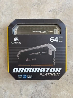 CORSAIR Dominator PLATINUM 64GB (4x16GB) 3200 MHz (CL16) v4.31 *B-Die* DDR4 - Image 1 of 4