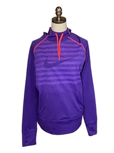 Nike Workout Therma-Fit Hoodie Sweatshirt Large Damen lila L sportlich - Bild 1 von 8