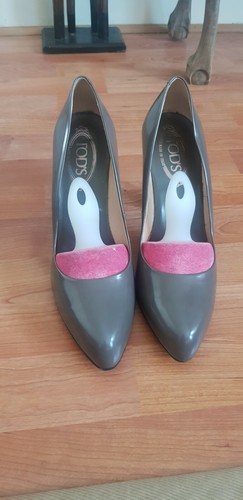 TOD’S Decolte Tods in pelle grigia