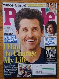 New People Magazine September 19 2016 Style Issue Patrick Dempsey E Vargas - Imagen 1 de 2