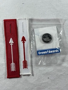 OA Order of the Arrow Ordeal Sash Pocket Patches and Michigan Pin - Picture 1 of 3