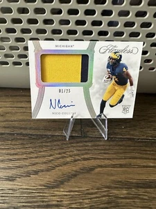 2021 Panini Flawless Houston Texans Nico Collins RPA /25! Michigan Wolverines - Picture 1 of 2