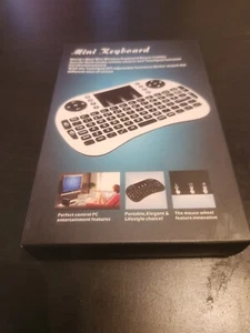 2.4GHz Mini Wireless Keyboard Remote Control Mouse Mice Touchpad for Smart TV,PC - Picture 1 of 2