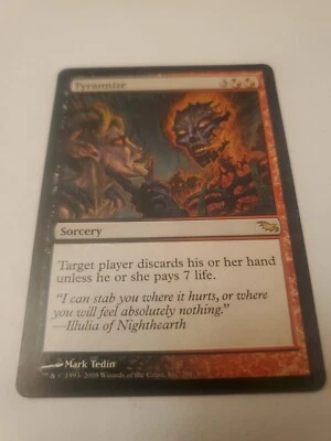 MTG Tyrannize Shadowmoor 201/301 Regular Rare - Image 1 of 3
