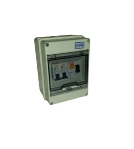 Unidad de consumo de garaje 2 vías IP65 30ma RCD + 2 apagados mcb's precableado ¡NUEVO!¡! - Imagen 1 de 1