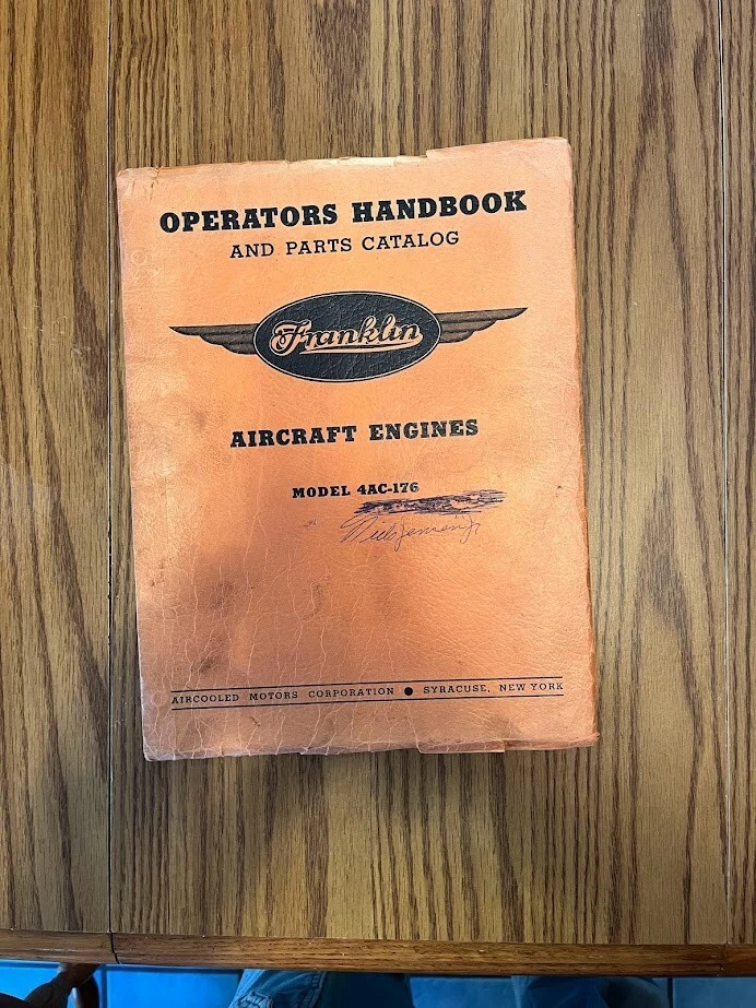 Manual de servicio y piezas Franklin serie 4AC-176 Foto 1 de 4