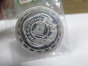 TITANIC 100 ANIVERSARIO 1912-2012 sin circular plateado/cobre - Imagen 1 de 3
