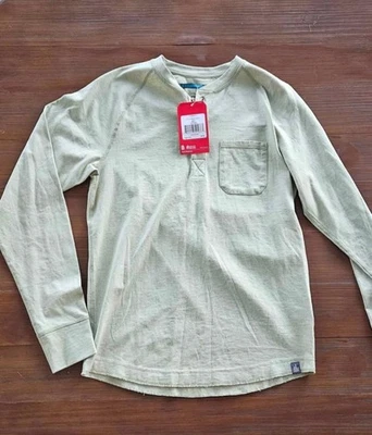 Camisa Pullover The North Face Hombres Seward Henley Verde Exterior Manga Larga S Niños Foto 1 de 4