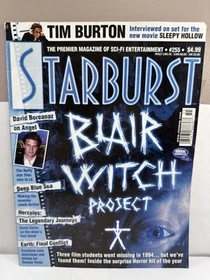 Starburst Magazine Blair Witch Project David Boreanaz Nov 1999 Tim Burton STA - Image 1 of 4